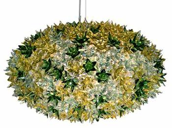 Kartell Bloom S1 LED-Hängeleuchte G9 minze