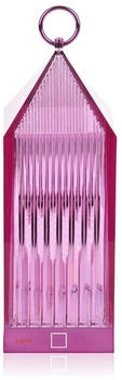 Kartell Lantern Tischleuchte violett quaderf&ouml;rmig 1,2 W 9x31x9cm wisteria (311)
