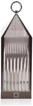 Kartell Lantern Tischleuchte grau quaderförmig 1,2 W 9x31x9cm rauchgrau smoke (310)