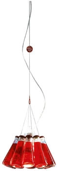 Ingo Maurer Campari Light Pendelleuchte 155 cm rot