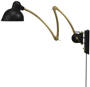 Fritz Hansen Kaiser Idell 6559-W Wandleuchte Matt Black / Brass