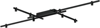 Wever & Ducré LED-Deckenleuchte TRACE GRID Ceiling Surf 1.0 - 2700K B schwarz 183364B3