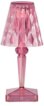 Kartell LED-Akku-Tischlampe Battery pink pastell IP54