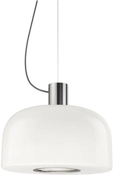 FLOS Bellhop Glass Pendelleuchte weiß glockenförmig 25 Watt Glas 45x35x45cm (202)