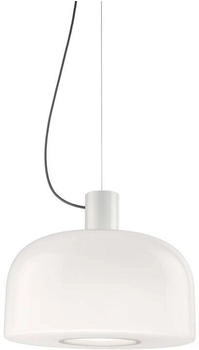 FLOS Bellhop Glass Pendelleuchte braun glockenförmig 25 Watt Glas 45x35x45cm dunkelbraun chioko (203)