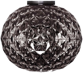 Kartell Planet Deckenleuchte schwarz kugelförmig 19 Watt 31x29x31cm rauchgrau smoke (104)