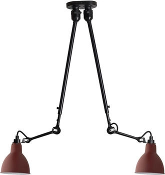 DCW éditions Lampe Gras No 302 Double Deckenleuchte rot
