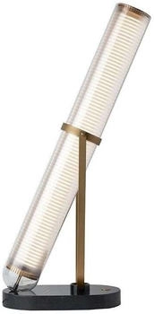 DCW éditions La Lampe Frechin Tischleuchte LED schwarz/gold