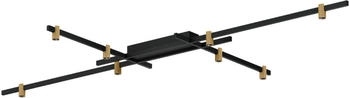 Wever & Ducré LED-Deckenleuchte TRACE GRID Ceiling Surf 1.0 - 2700K CH schwarz-champagner 2700K 183364CH3