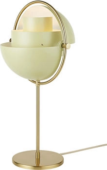 Gubi Multi-Lite Tischleuchte messing/grün