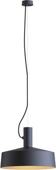Wever & Ducré ROOMOR CABLE 1.3 E27 Pendelleuchte - Schwarz/Gold mit 2,5 Meter Kabel