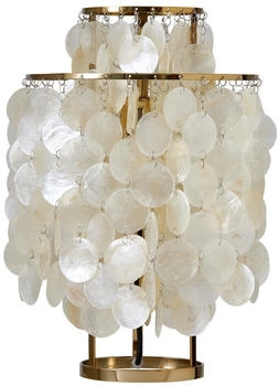 Verpan Fun 2TM Tischleuchte Ø 27 cm, weiß / Messing (139009)