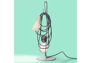Foscarini Filo G9 Tischleuchte - Teodora (weiß/grün/orange&blau) (FN289001_04)