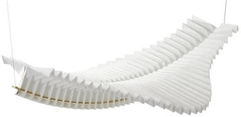 Frandsen Sora Pendelleuchte L: 127,5 cm - Massives Messing/Weißes Papier (135576)