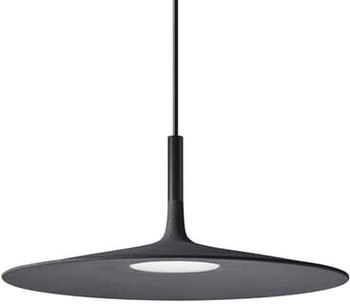 Foscarini Pendelleuchte Aplomb Large stein grau schwarz / LED - Beton - Ø 45 x H 20 cm - - Schwarz (FN195017_27)