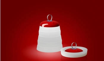 Foscarini Cri Cri LED Bodenleuchte Tischleuchte Außenleuchte - rot (FN286001_63)