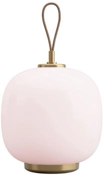Louis Poulsen VL 45 Radiohus Portable LED Akkuleuchte blassrosa glänzend / Messing, 5744171724