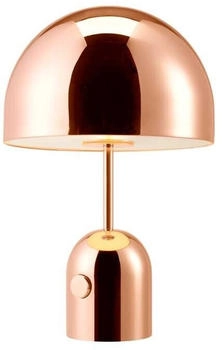 Tom Dixon Tischleuchte Bell LED metall kupfer / Ø 28 x H 42,5 cm - - Kupfer (BET11CO-TUN01M1)
