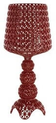 Kartell Mini Kabuki LED Tischleuchte burgunderrot / Kunststoff / H 70 cm (G9200BO)