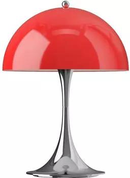 Louis Poulsen Panthella 250 Tischleuchte opal rot