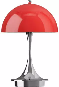 Louis Poulsen Panthella 160 Portable V3 Akkuleuchte LED opal rot