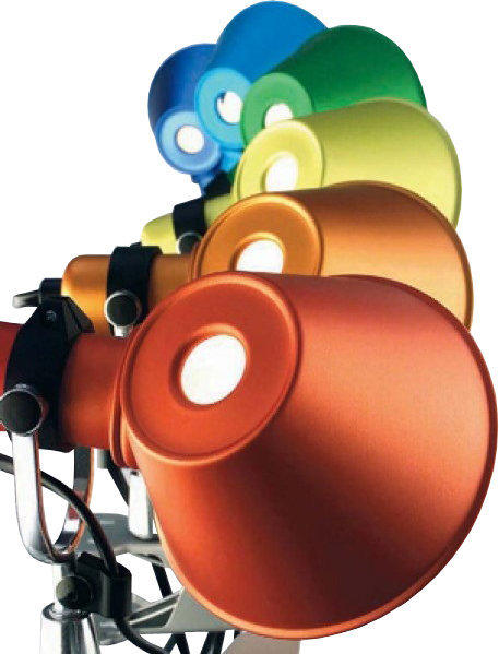 Artemide Tolomeo Micro Pinza Halo blau (A010850)