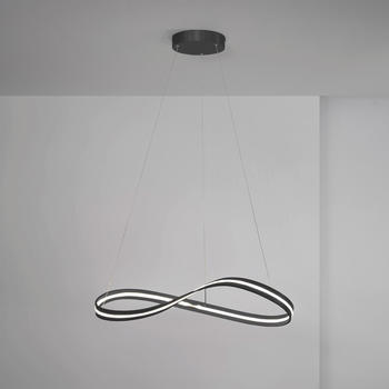Escale Infinity LED Pendelleuchte 70 x 60 cm anthrazit