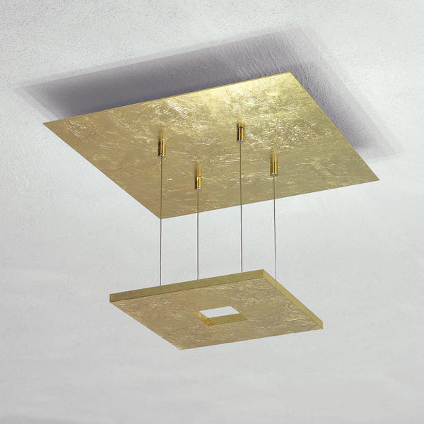 Escale Zen LED Deckenleuchte Dim-to-Warm 36 x 36 cm Blattgold