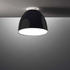 Artemide Nur Mini Gloss LED Soffitto schwarz glänzend