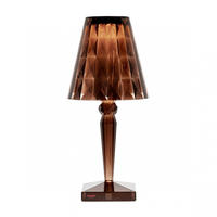 Kartell 09470CO, Kartell Big Battery Tischleuchte LED, Cola