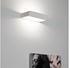Rotaliana Belvedere W2 LED Wandleuchte für Phasenabschnittsdimmer 2700K silber