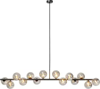 KARE H&auml;ngeleuchte Scala Balls Schwarz 155cm