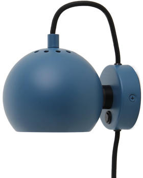 Frandsen Ball Wall Lamp matt petroleum blue