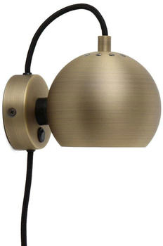 Frandsen Ball Wall Lamp matt antique brass