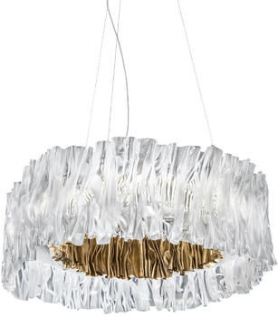 Slamp Accordéon LED Suspension 3000K prisma gold