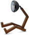 LED-Tischleuchte dark ash matt black