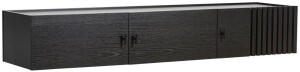 Woud Array Wall Mounted Sideboard 150cm Black (120422)