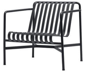 HAY Palissade Lounge Chair grau-schwarz