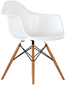 Vitra Eames Plastic Armchair DAW (klassische Höhe) (weiß)