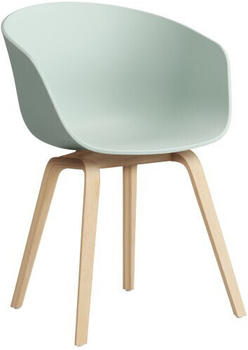 HAY About A Chair AAC22 (dusty mint) (Gestell Eiche geseift)