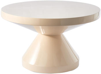 Pols Potten Kaffeetisch Zig Zag Ø 60x35cm beige