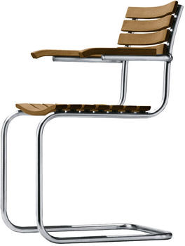 Thonet S 40 F Freischwinger All Seasons 56x85x56 cm Iroko geölt (802)