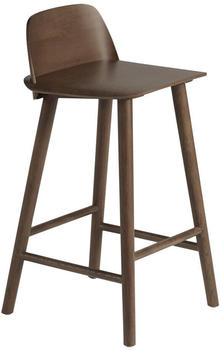 Muuto Nerd Barstuhl 41,5x79x425 cm Eiche dunkelbraun