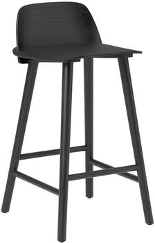 Muuto Nerd Barstuhl 41,5x79x425 cm schwarz lackiert