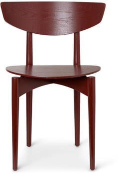 Ferm Living Herman Stuhl 75,5x46,5x45 cm Red brown rotbraun Eschen