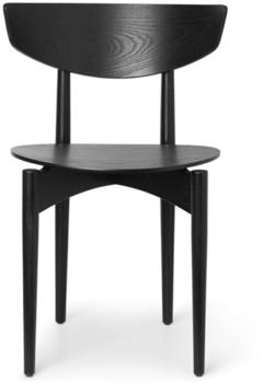 ferm LIVING Herman Stuhl 75,5x46,5x45 cm Black Eschen schwarz lackiert