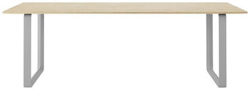 Muuto 70/70 Tisch L - beige, rechteckig, Holz,Metall - 225x73x90 cm - eiche massiv (65163) (565) L
