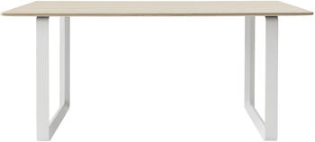 Muuto 70/70 Tisch S - beige, rechteckig, Holz,Metall - 170x73x85 cm - Eiche (65180) (537) S