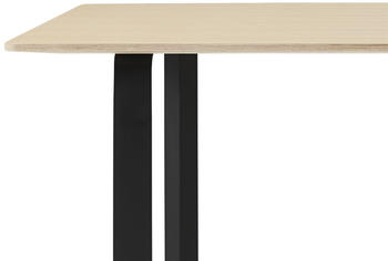 Muuto 70/70 Tisch S - beige, rechteckig, Holz,Metall - 170x73x85 cm - Eiche (65181) (540) S