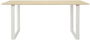 Muuto 70/70 Tisch S - beige, rechteckig, Holz,Metall - 170x73x85 cm - eiche massiv (65158) (560) S